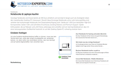 Desktop Screenshot of notebookexperten.com
