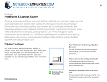 Tablet Screenshot of notebookexperten.com